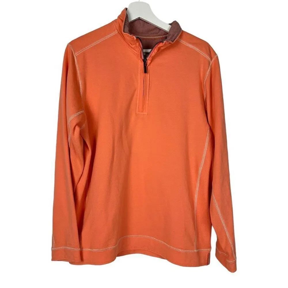 Tommy Bahama Men's Tobago Bay Half Zip Sweater size Medium